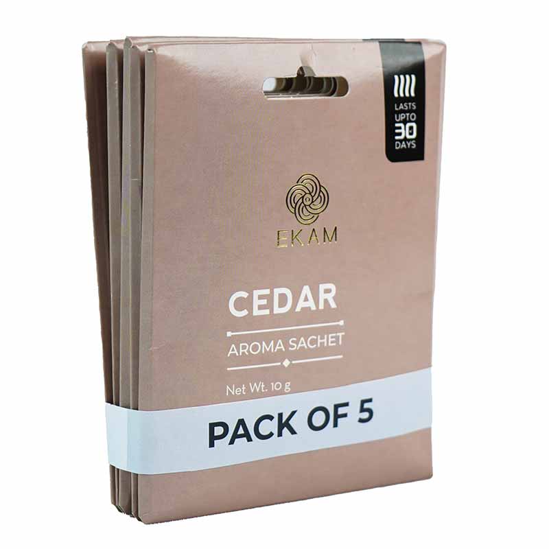 Combo Pack of 5 Cedar Scented Sachets