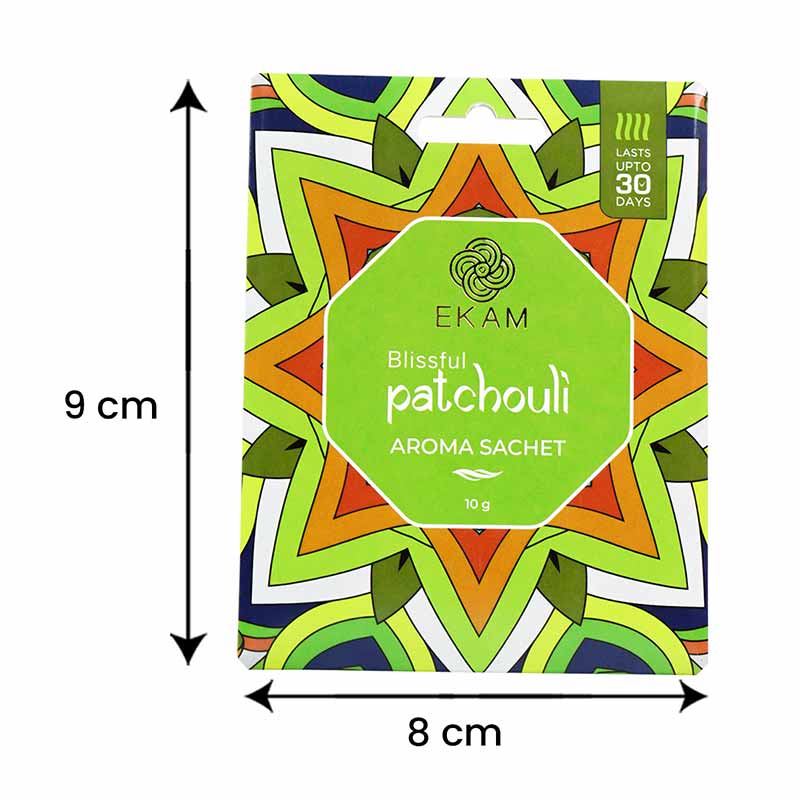 Combo Pack of 10 Blissful Patchouli Scented Sachets
