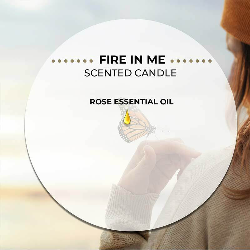 Fire in Me Scented 3 Wick Candle