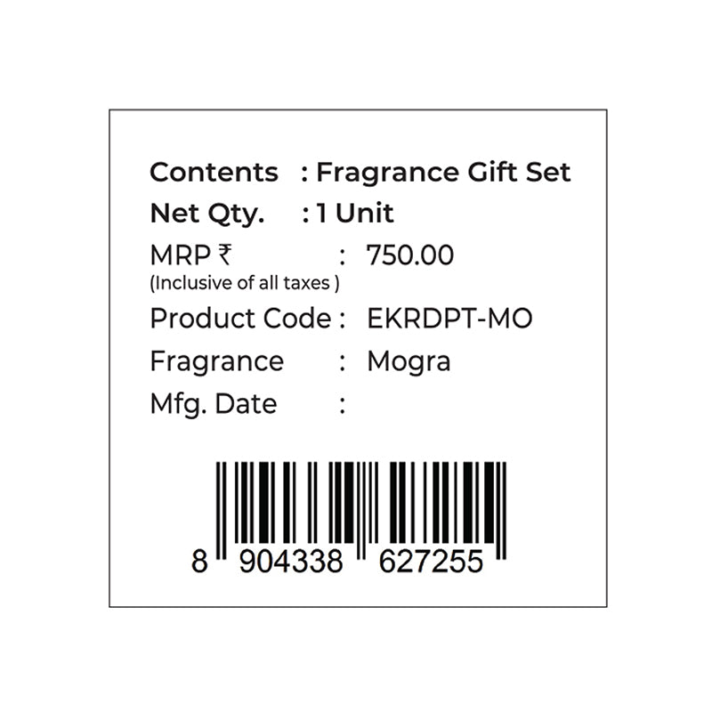 Mogra Scented Reed Diffuser & Potpourri Gift Set| Festive Stone Palace Collection, 2025-26