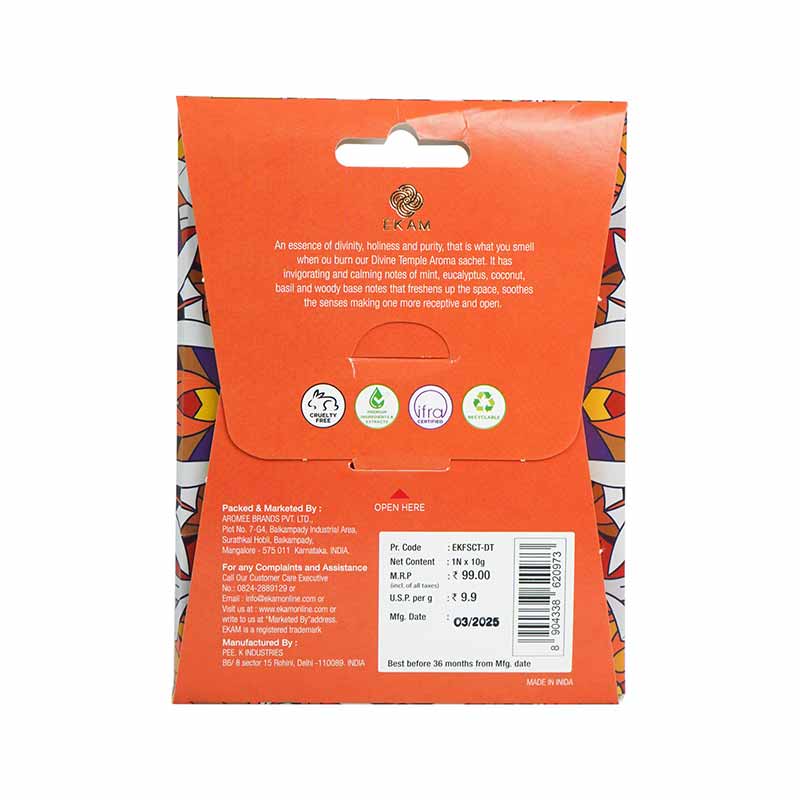 Divine Temple Premium Freshener Sachet
