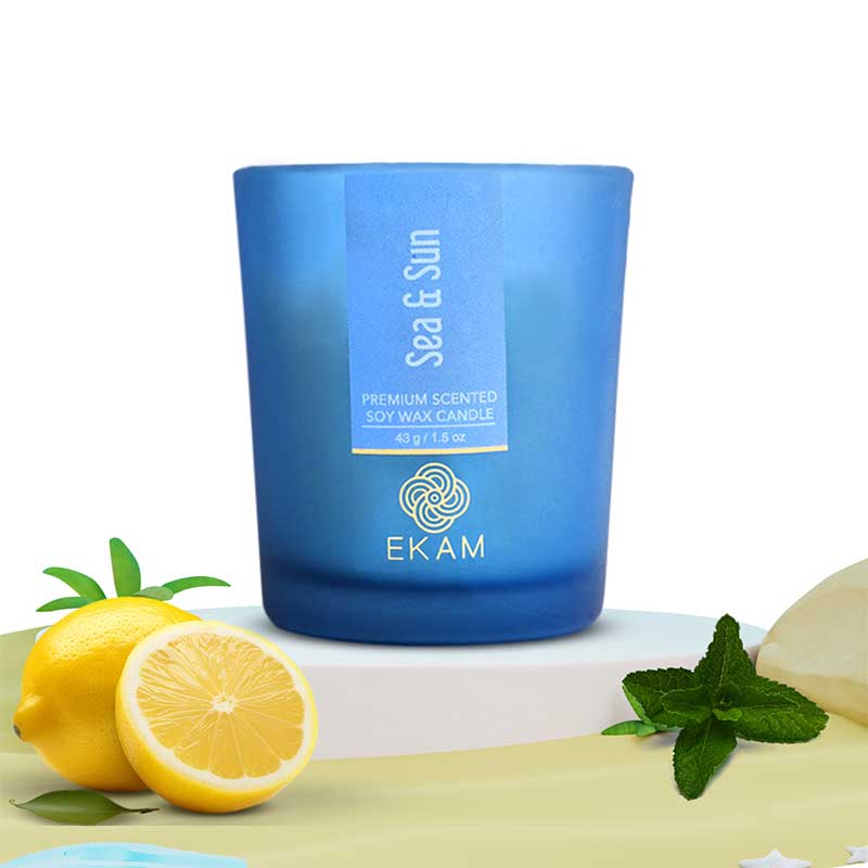 Sea & Sun Shot Glass Scented Candle