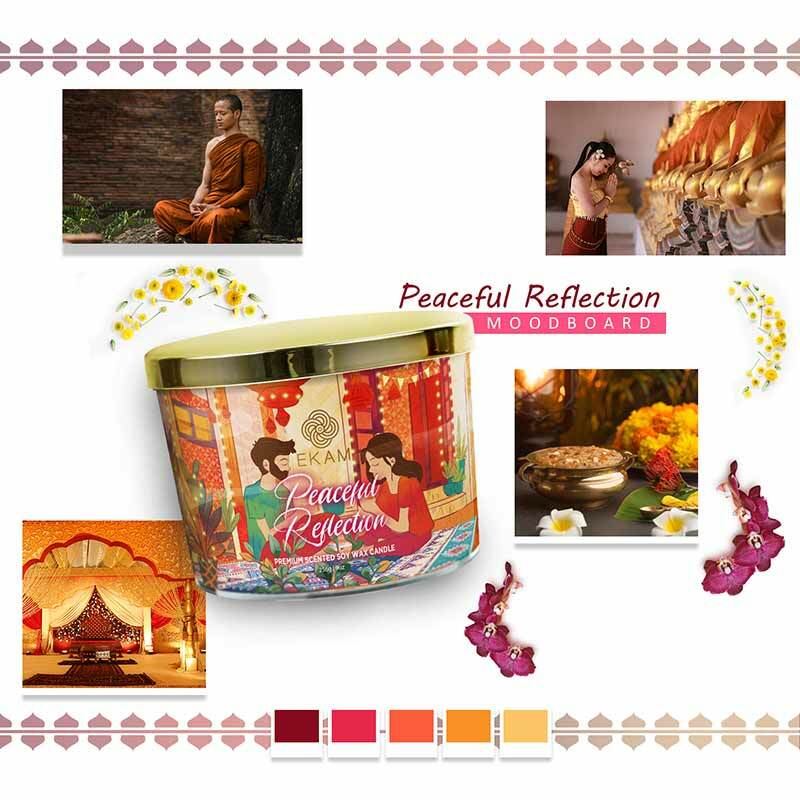 Peaceful Reflection Scented 3 Wick Candle