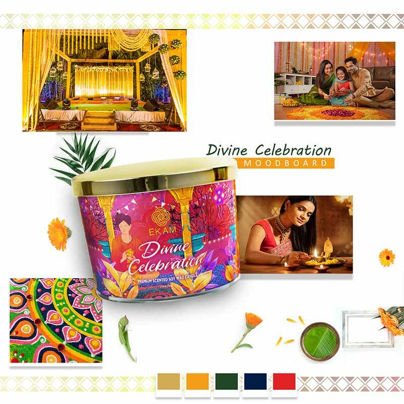 Divine Celebration Scented 3 Wick Candle