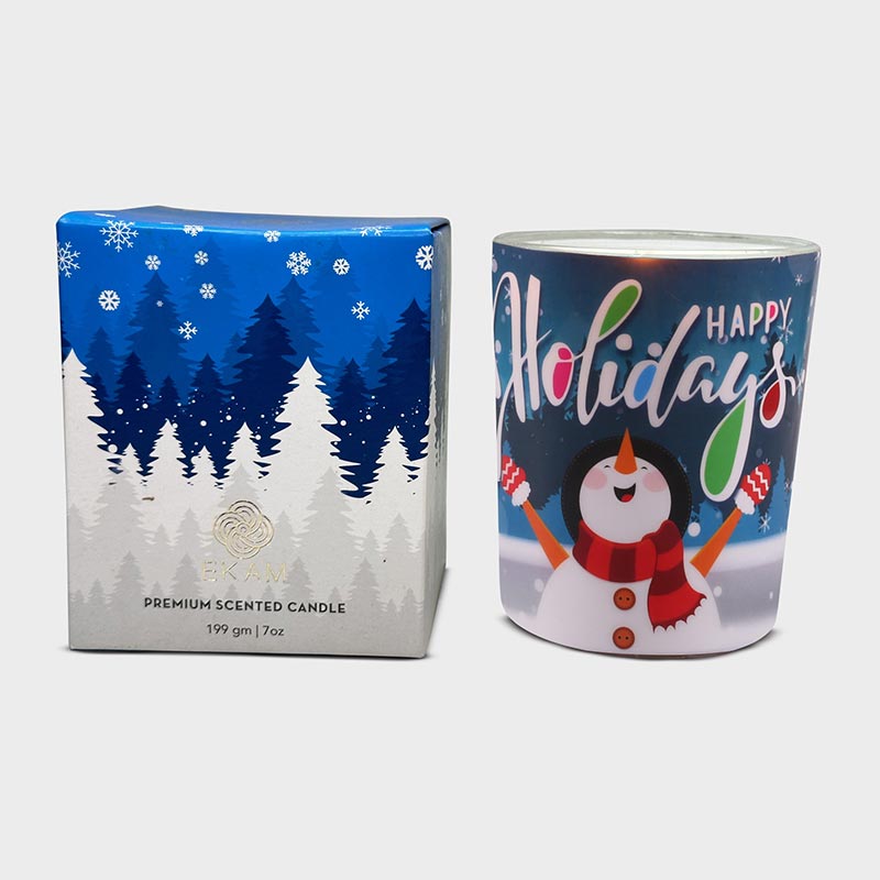 Happy Holidays 7 oz Jar Scented Candle
