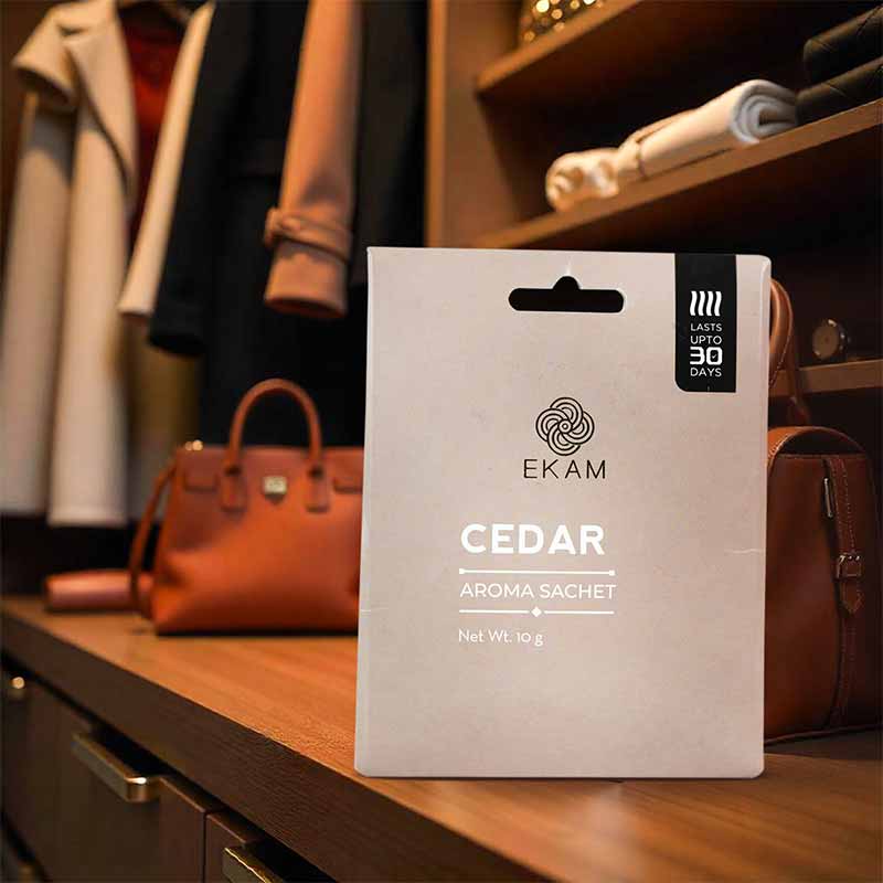 Combo Pack of 10 Cedar Scented Sachets