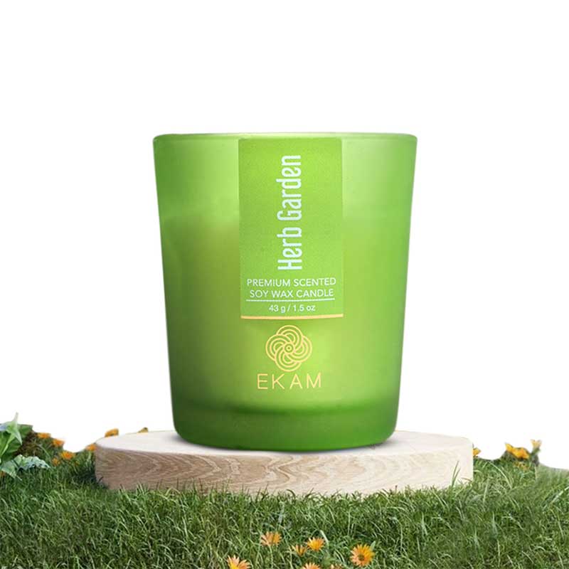 Herb Garden Shot Glass Scented Candle