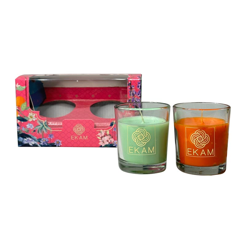 2 Pack Candle Gift Box |  Jasmine & Lime Mandarin