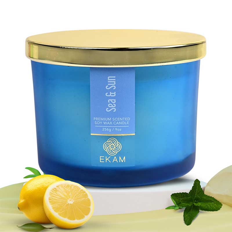 Sea & Sun 3 Wick Scented Candle