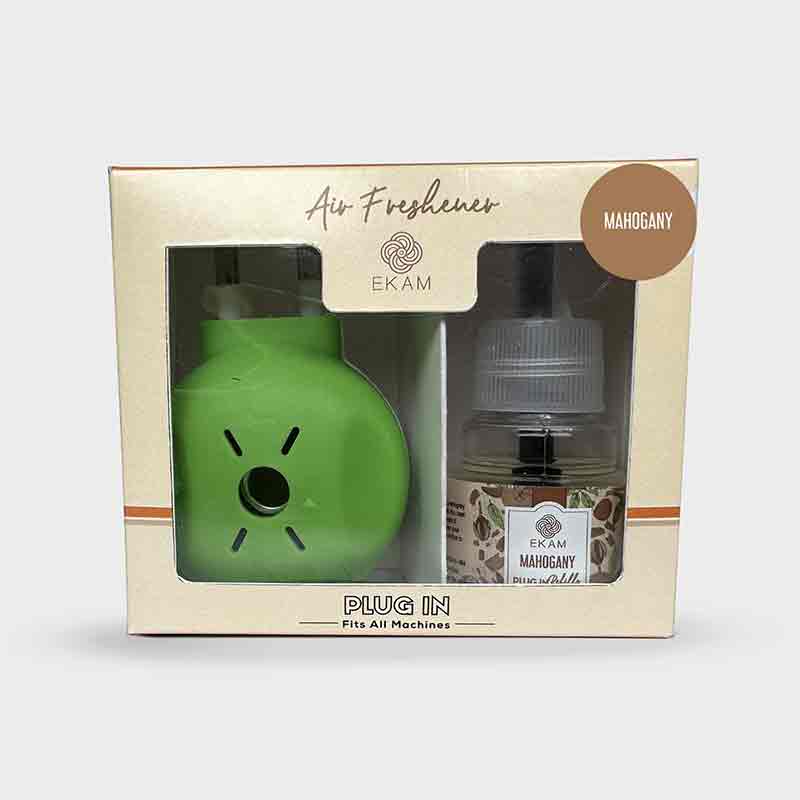 Mahogany Scented Plug-In Air Freshener Kit