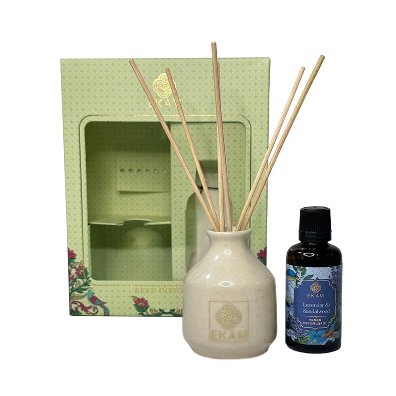 Lavender & Sandalwood Reed Diffuser Set
