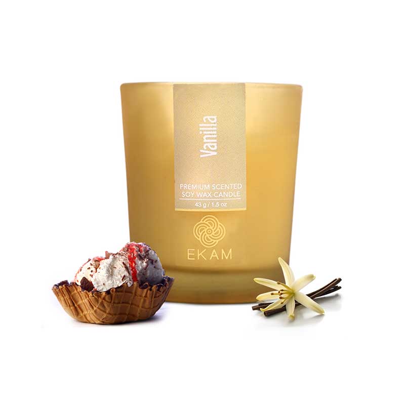 Vanilla Shot Glass Scented Candle
