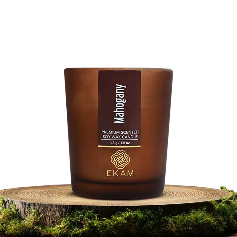 Mahogany Shot Glass Scented Candle