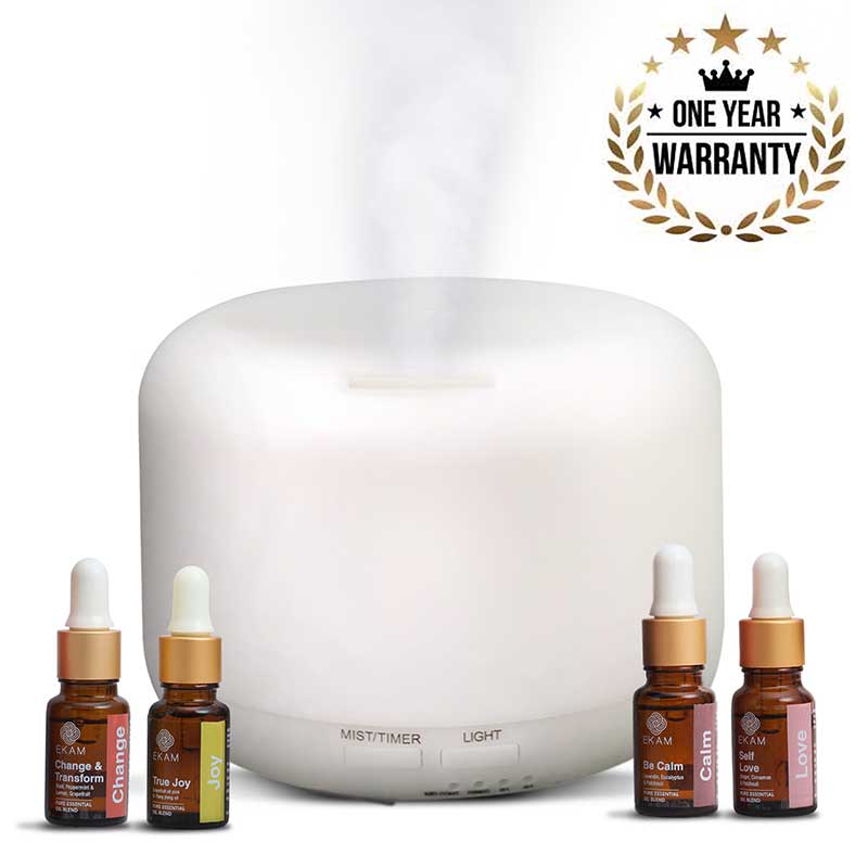 Aroma Diffuser - Model: YX-167 with Free True Joy, Change & Transform, Be Calm, and Self Love Wellness Oils