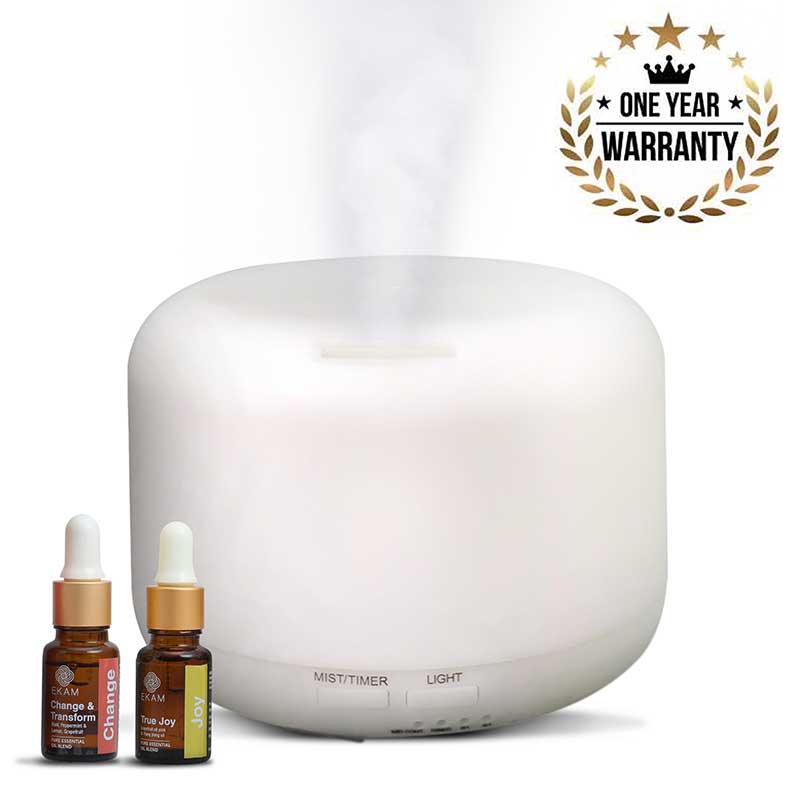 Aroma Diffuser - Model: YX-167 with Free True Joy and Change & Transform Wellness Oils