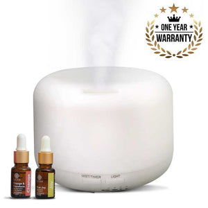 Aroma Diffuser - Model: YX-167 with Free True Joy and Change &amp; Transform Wellness Oils