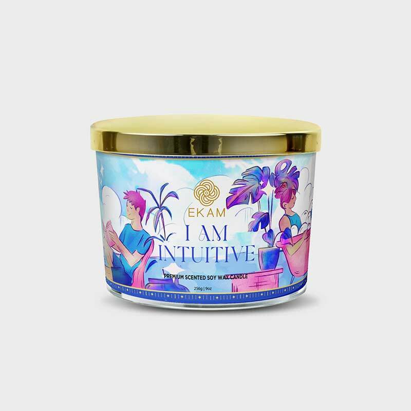 I am Intuitive Scented 3 Wick Candle