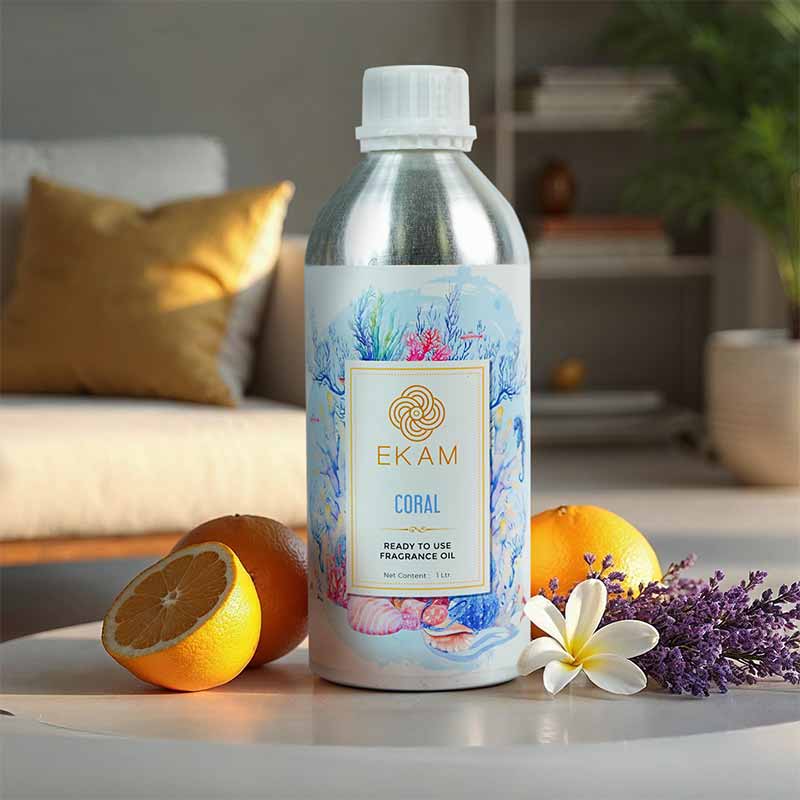 Coral Blue Ready To Use Fragrance Oil, 1 Litre