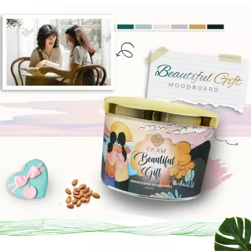 Beautiful Gift Scented 3 Wick Candle