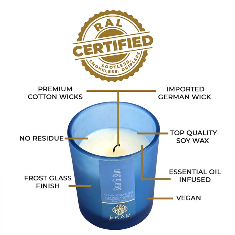 Sea & Sun Shot Glass Scented Candle