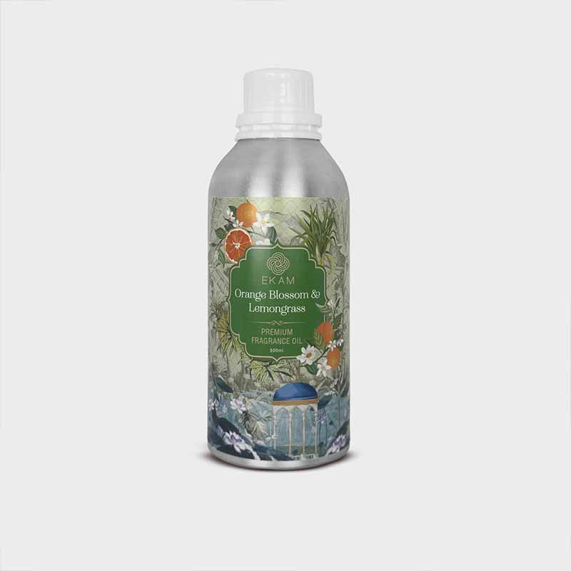 Orange Blossom & Lemongrass Concentrate Fragrance Oil, 500 ml