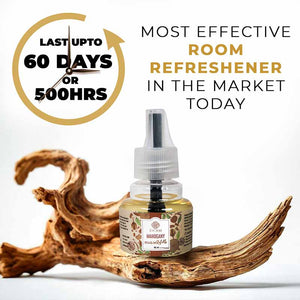 Pack of 3 Scented Air Freshener Plug-In Refill | Mahogany, Rose & Jasmine | 45 Ml Each