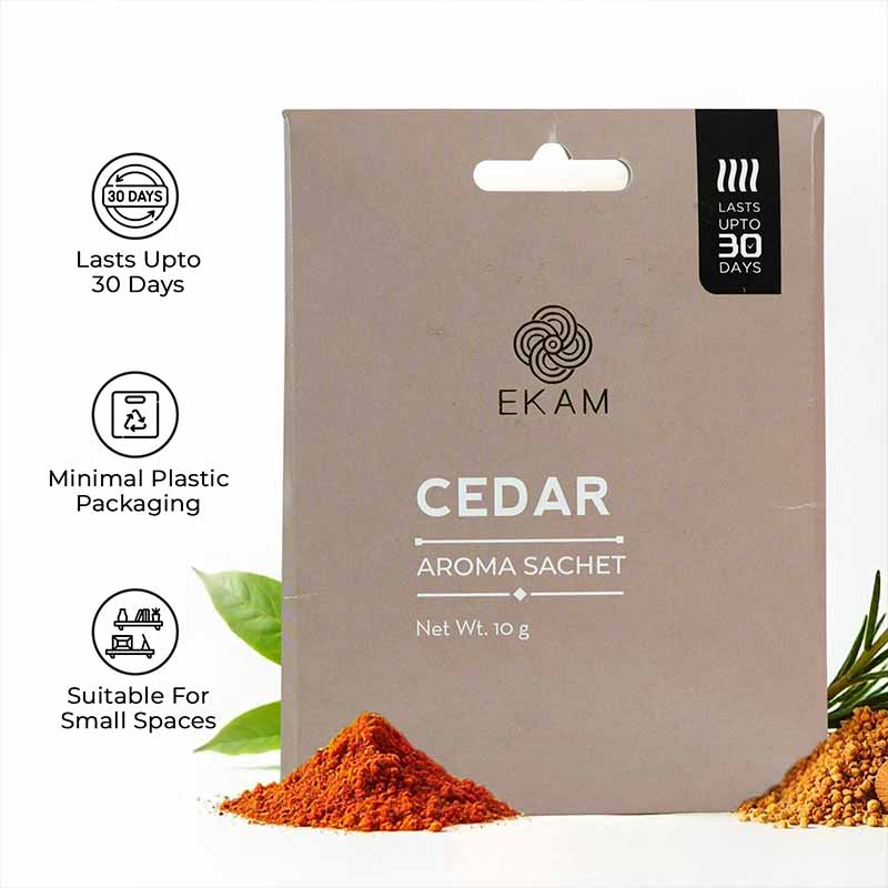 Combo Pack of 5 Cedar Scented Sachets