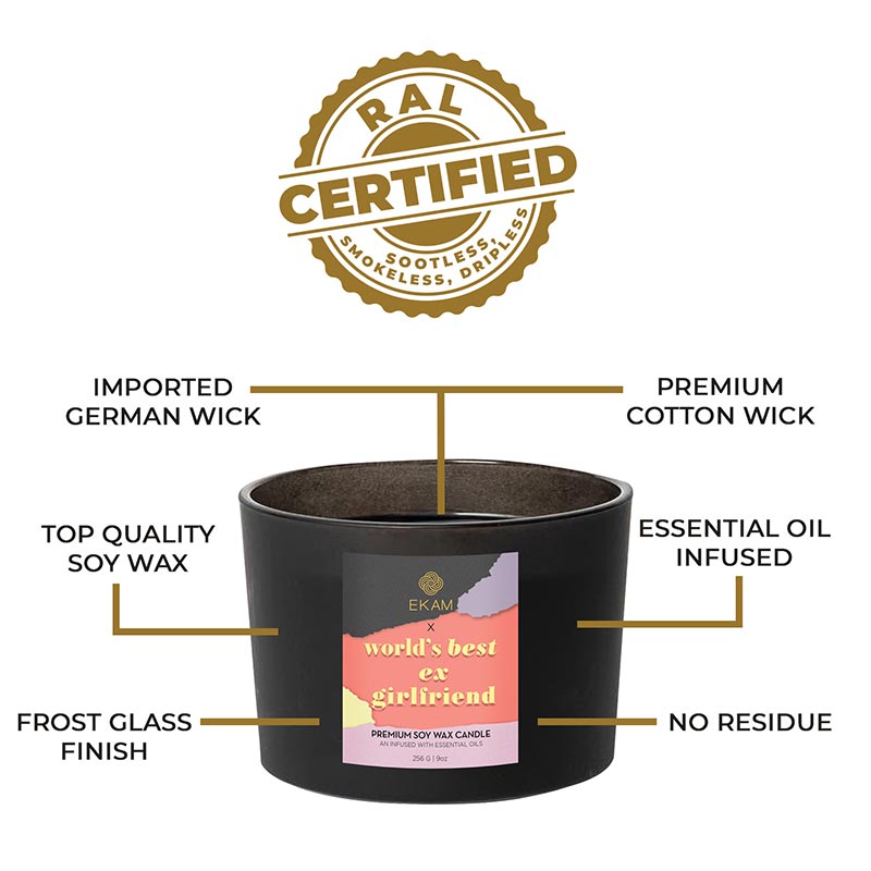 World’s Best Ex-Girlfriend 3 Wick Scented Candle