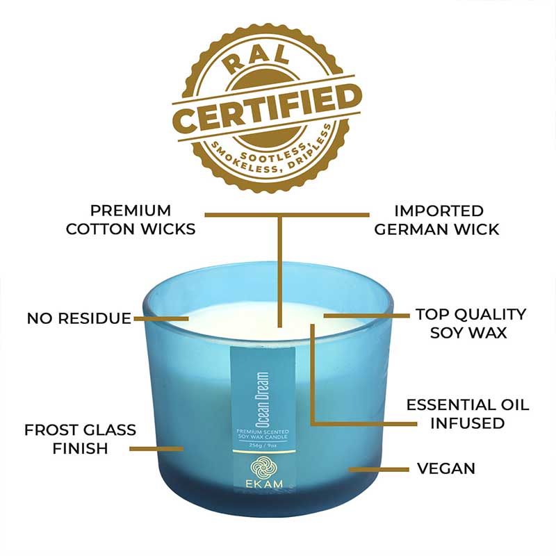 Ocean Dream 3 Wick Scented Candle