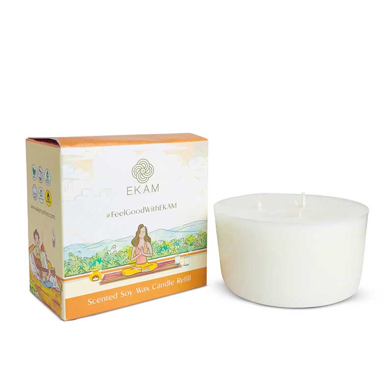 Sweet Pea Sensation Scented 3 Wick Refill Candle