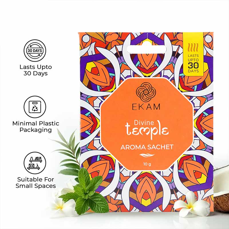 Combo Pack of 10 Divine Temple Scented Sachets