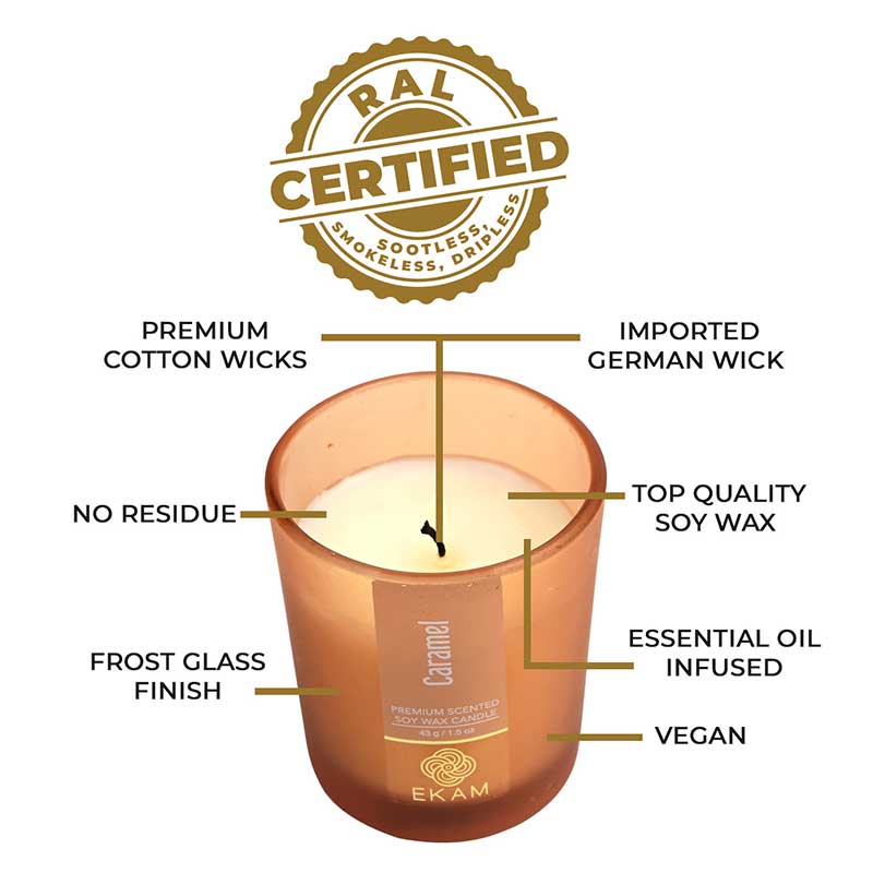 Caramel Shot Glass Scented Candle