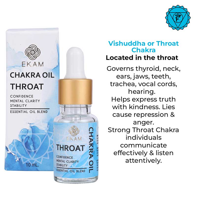 Throat Chakra Diffuser Essential Oil Blend, Chakra Series