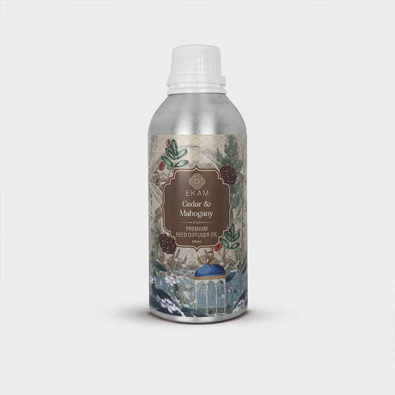 Cedar & Mahogany Reed Refill Oil, 500 ml