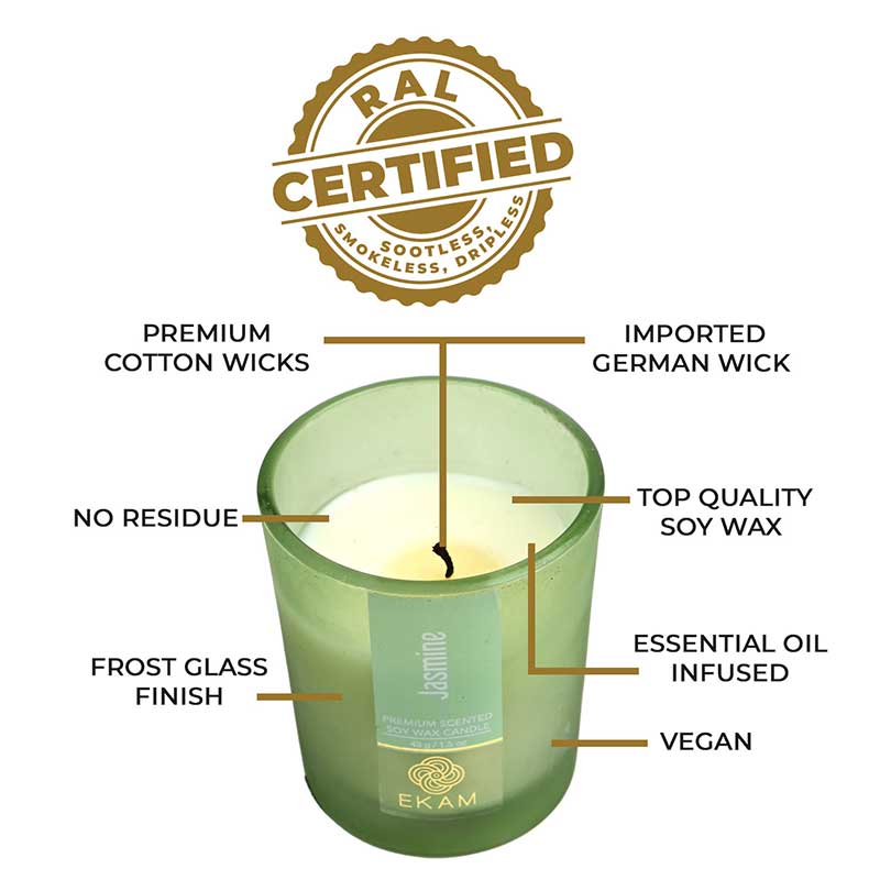 Jasmine Shot Glass Scented Candle