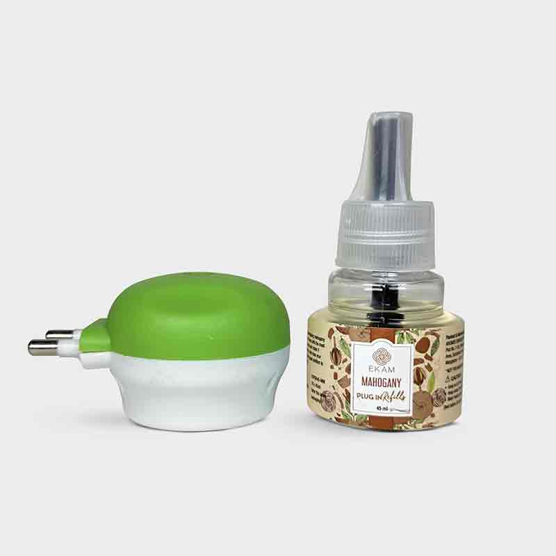 Mahogany Scented Plug-In Air Freshener Kit