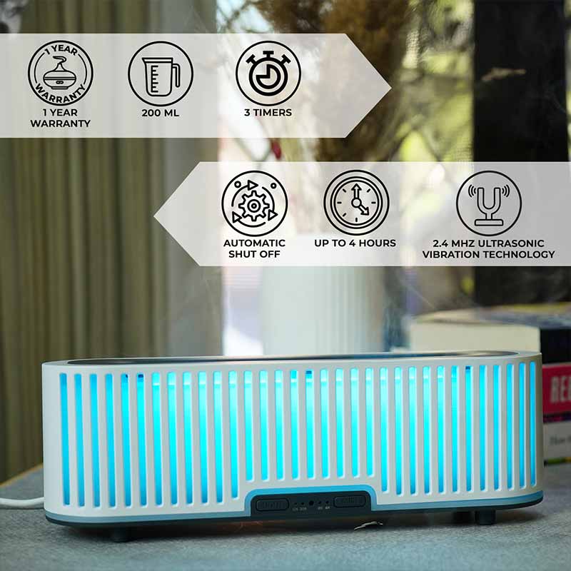 YX1623-White Flame Aroma Diffuser