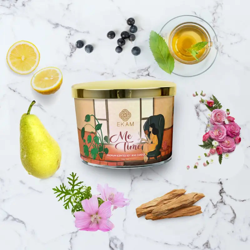 Me Time Scented 3 Wick Candle