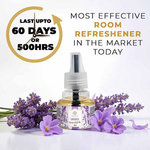 Pack of 3 Scented Air Freshener Plug-In Refill | Lavender, Mahogany & Ocean Dream | 45 Ml Each