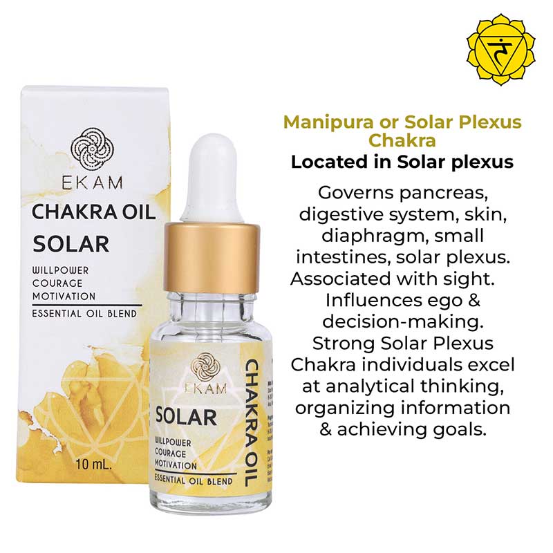 Solar Chakra Diffuser Essential Oil Blend, Chakra Series