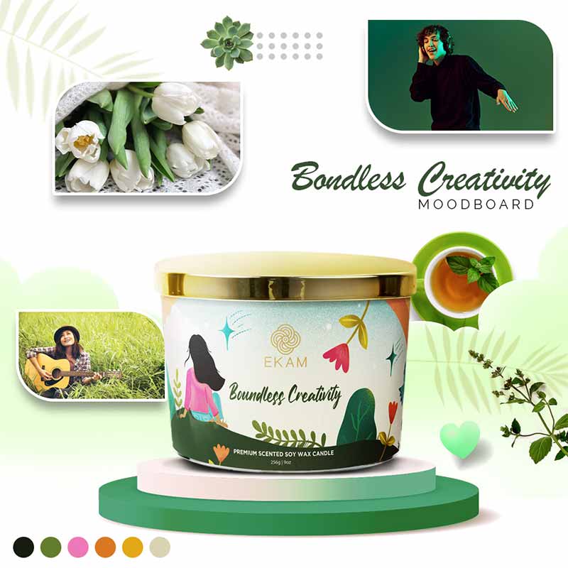 Boundless Creativity Scented 3 Wick Candle