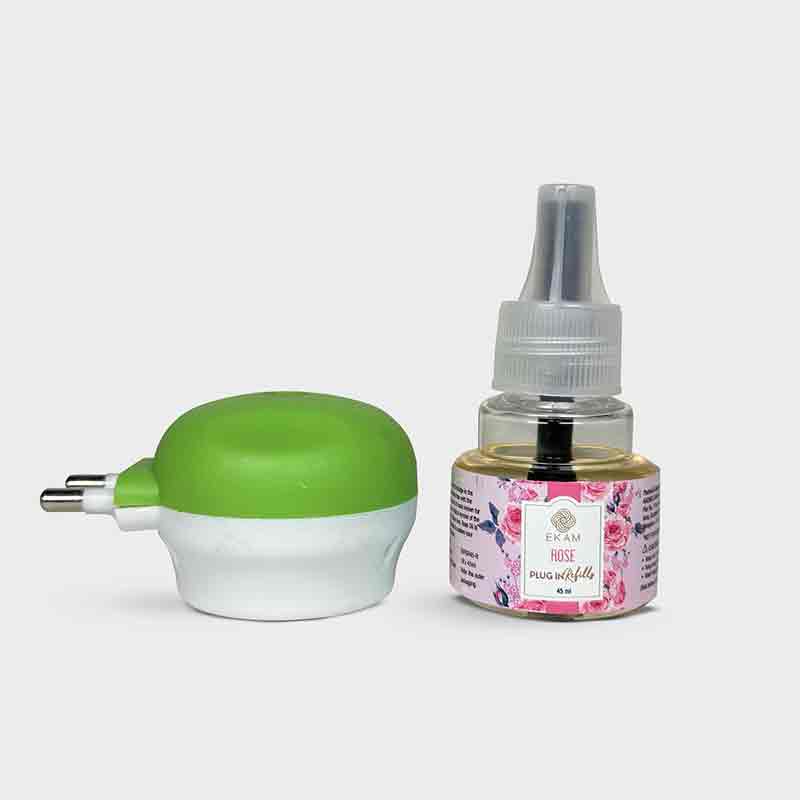 Rose Scented Plug In Air Freshener Kit