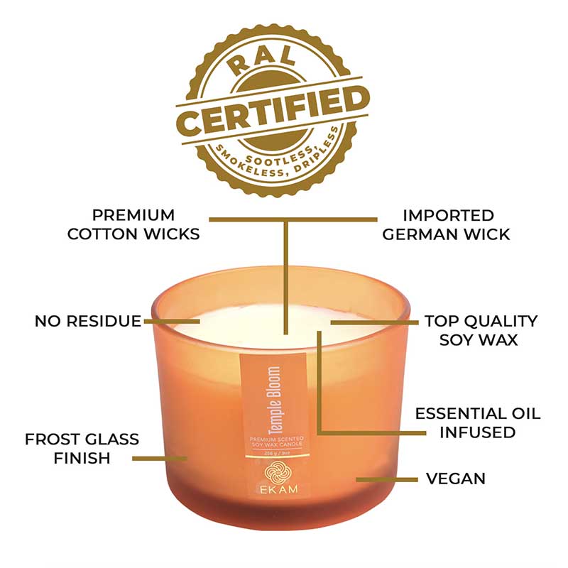 Temple Bloom 3 Wick Scented Candle