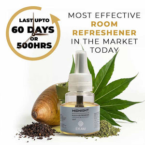 Woody & Fresh Scented Plugin Air Freshener Refill Pack of 3| 45ml Each