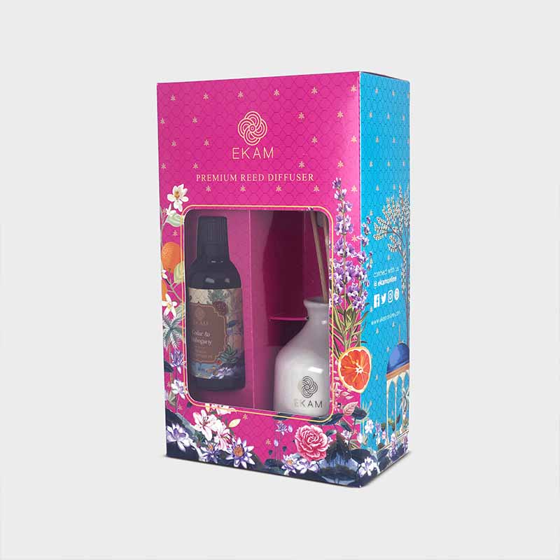 Cedar & Mahogany Reed Diffuser Set