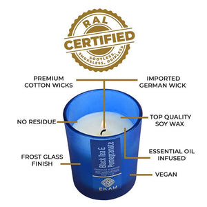 Black Tea & Pomegranate Shot Glass Scented Candle