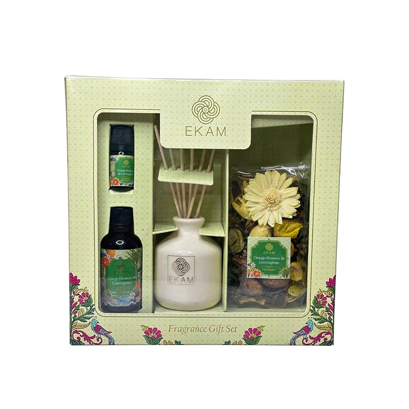 Orange Blossom & Lemongrass Reed Diffuser & Potpourri Gift Set