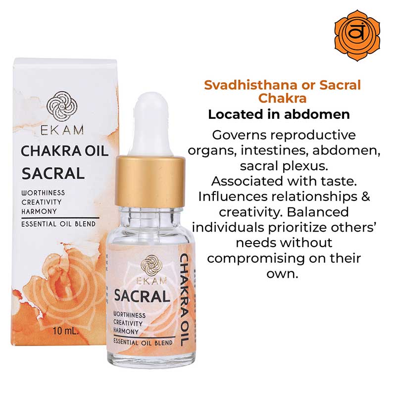 Sacral Chakra Diffuser Essential Oil Blend, Chakra Series