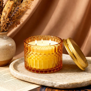 Divine Abhishekam 3 Wick Luxe Scented Candle