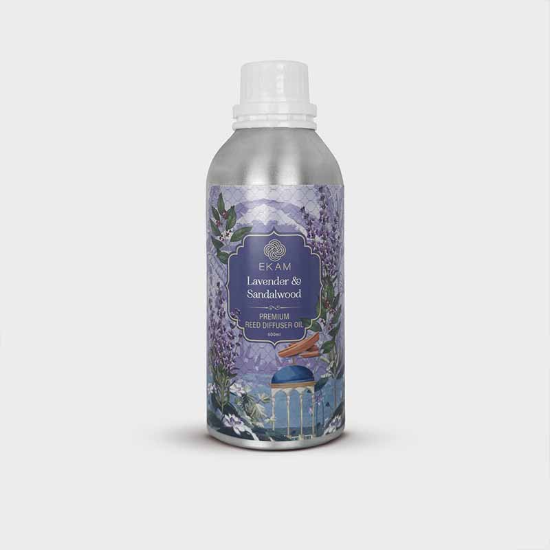 Lavender & Sandalwood Reed Diffuser Oil, 500ml